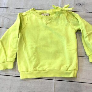 DouDou Neon Bow Sweatshirt